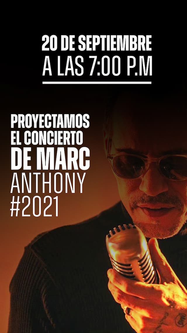 MARC ANTHONY EN CONCIERTO